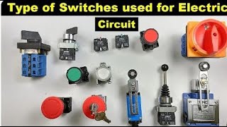 انواع المفاتيح الكهربية  electric switch types  industrial switches  classic control  lec 17 [upl. by Ahsenar]