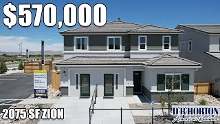 New Homes in Sparks Nevada  2075 SF Zion  Golden Eagle by DR Horton  Sparks NV Homes [upl. by Assisi]