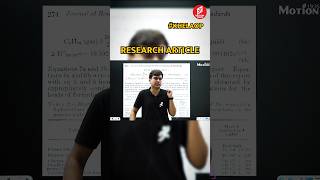 The Power of Research 💡📝 Ankur Sirs Insight jee2025 questionchallenge shorts viral khelaop [upl. by Rebmaed193]