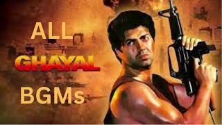 Ghayal MovieAll BGMs  Ghayal Theme Music  Ghayal Background Music  Ghayal BGM [upl. by Kyrstin]