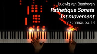 Beethoven  Pathetique Sonata 1st movement [upl. by Garretson]