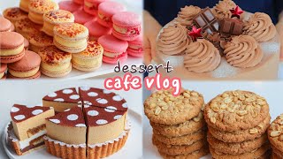 ENG 👀빠져든다 🧡힐링은 덤 재밌는 디저트 만드는 영상 함께 보아요 카페 브이로그 CAFE VLOG  내복곰 [upl. by Ortensia]