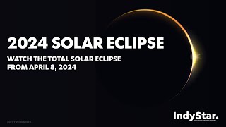 Watch the 2024 Solar Eclipse from Indianapolis Indiana [upl. by Notlad]