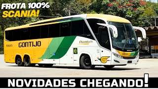 FROTA SCANIA RENOVADA A GONTIJO RENOVOU COMPROU NOVOS ÔNIBUS COMIL CAMPIONE INVICTUS 1200 K410 [upl. by Colet]