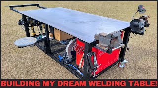 Building My Dream Welding Table DIY [upl. by Etteyafal498]