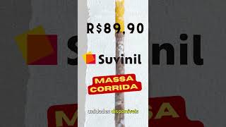 PROMOÇÂO MASSA CORRIDA SUVINIL materiaisdeconstrução [upl. by Nnylhtak]