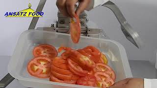 Fatiadorcortador de Tomates Ansatz  wwwansatzfoodcombr  comercialansatzcombr [upl. by Suoicerpal]