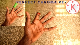 How to do perfect Chroma Key in Kinemaster  Green Screen Kinemaster tutorial [upl. by Rawdan200]