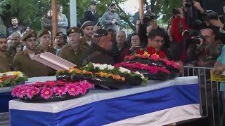 Funeral for mother and son in Israel killed by antitank missile fired from Lebanon [upl. by Fattal]