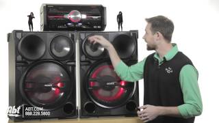 EasyCs overview of the HUGE Sony LBTSH2000 DJ Sound System 2000W of Power [upl. by Annadiana]