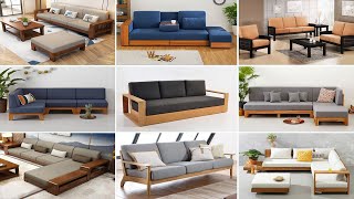 Best 140 Modern Wooden Sofa Designs 2024  Living Room Sofa Design  Wooden Sofa Set Design Ideas [upl. by Allare90]