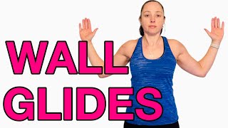 Try THIS for Posture Wall Glide Exercise Tutorial [upl. by Eehc]