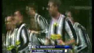 JuventusFiorentina 10 Goal di Marchisio 20090124 [upl. by Benge]