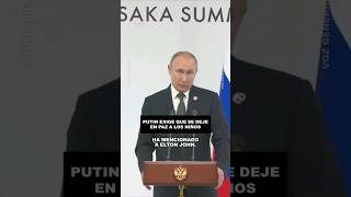 Putin explica la política LGBT en Rusiaputin presidente rusia libertad liberal igualdad lgbt [upl. by Airtened281]