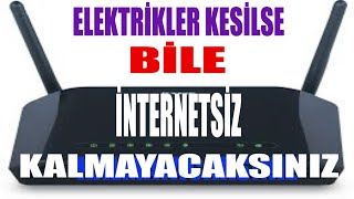 Elektrik olmadan USB PORT ile Modem ve Router nasıl çalıştırılır modem router usbport [upl. by Annora]