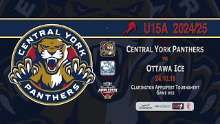 241018 CAFT02 CYGHA U15A vs Ottawa Ice [upl. by Niarfe]