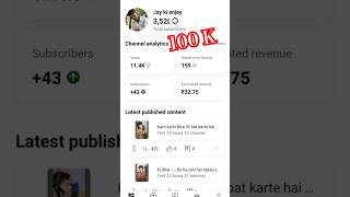 Kya hua tere sapne ka 100K subscriber Pura Karo yaar subscribe [upl. by Yellac364]