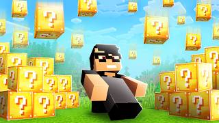 Sobrevivi 100 dias com LUCKY BLOCKS no Minecraft  O FILME [upl. by Alien]