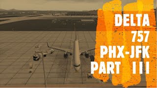 X Plane 11  Flight Factor 757 v2  DELTA 423 Pt 3 Step Climb and I’m sorry [upl. by Bullock]