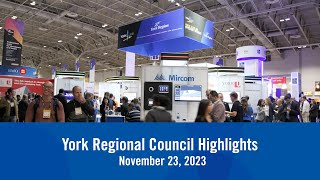 York Regional Council Highlights  November 2023 [upl. by Britney]