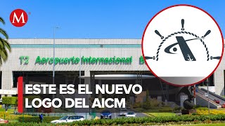 El AICM tendrá un nuevo logo con alusiones a la Marina [upl. by Manouch]