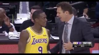 Rajon Rondo passes up Open LayupNBA Highlights [upl. by Akiehsat]