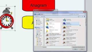 Tutorial  Making an Anagram Game in Smart Notebook [upl. by Tnahs]