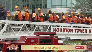 Needville Little League and Waltrip band were part of the HEB Thanksgiving Day Parade [upl. by Emmett]