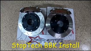 S2000 C43 StopTech Nickel big brake kit  BBK  install [upl. by Hoenack]