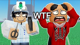 Giving TERRIBLE HAIRCUTS In Roblox VOICE CHAT [upl. by Stevenson887]