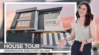 House Tour 20  Inside a ₱18500000 Modern Home in Greenwoods Executive Village  Brand New House [upl. by Gery381]