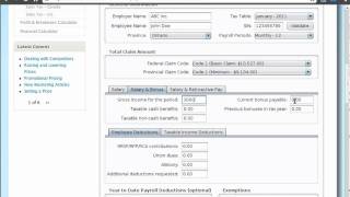 How to Calculate Canadian Payroll Tax Deductions  Guide [upl. by Brade]