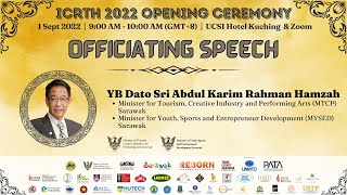 ICRTH 2022 Officiating Speech [upl. by Alodi538]