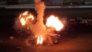 Cyclops Monster Truck at Irwindale Speedway [upl. by Nahn824]