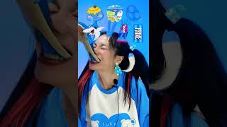 Random Blue food MUKBANG🐬shorts [upl. by Abdel617]