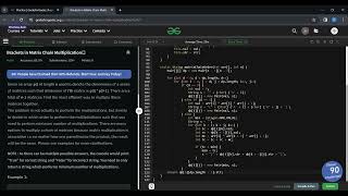 Brackets in Matrix Chain Multiplication  27012024  GFG  POTD  JAVA  GreeksforGreeks [upl. by Levine]