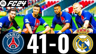 FC 24  PSG 410 Real Madrid  UEFA Champions League Final  PS5™ 4K60 [upl. by Shauna902]