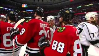 Patrick Kane 2OT Goal amp Handshakes 2013 Stanley Cup Playoffs WCF Game 5 [upl. by Suhcnip]