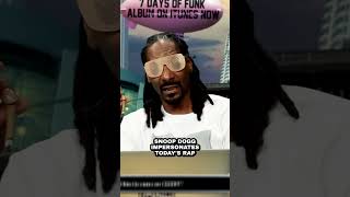 Snoop Dogg Impersonates Todays Rap [upl. by Dorran]