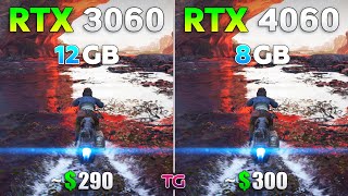 RTX 3060 12GB vs RTX 4060 8GB  Test in New Games 2024 [upl. by Letney995]