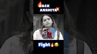 Jack vs Anshita Fight😂🔥bbshorts biggboss8 [upl. by Sloane]