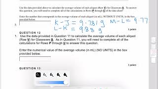 Chem 1 Lab Experiment 1 pre lab calculations part 2 [upl. by Ateiram819]