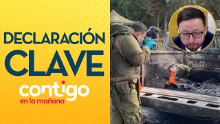 LLAMÓ AL 133 Tío delató a sospechosos por crimen de Carabineros en Cañete  Contigo en la Mañana [upl. by Tharp944]