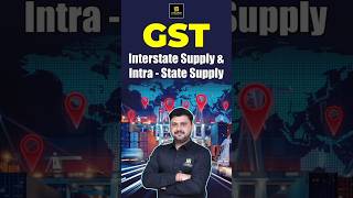 GST on Interstate amp IntraState 💱 shorts utkarshugcnet yogeshsir [upl. by Manwell]