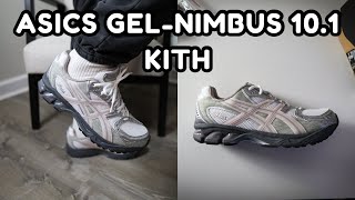 ASICS GelNimbus 101 x Kith  Review amp Onfeet [upl. by Mosi264]