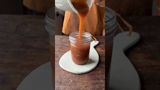 How to make Salted Caramel sauce Fool proof recipe Baking from scratch shorts [upl. by Htiek526]