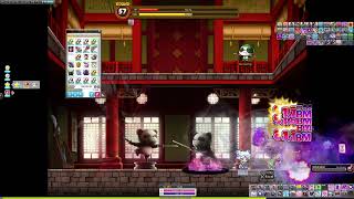 Maplestory Reboot Kanna 73F Dojo [upl. by Philipp]