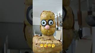 OH POTATO DOG 😁😘😀🥱 animation funny comedy cupheaddontdealwiththedevil OCT122024 [upl. by Ayrad]