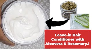 How to make Leavein Hair Conditioner at Home Hair Growth Leavein Conditioner full Recipe [upl. by Ecilef]