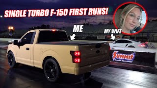 Racing My Wife For Mothers Day Was a Bad Idea F150 Does a NASTY 4x4 Launch [upl. by Beaumont]